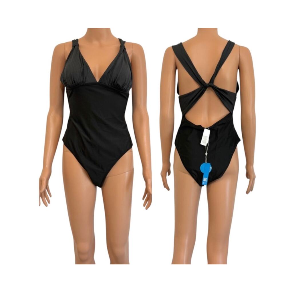 Cupshe large v front strappy back one piece swimsuit SW 2642
